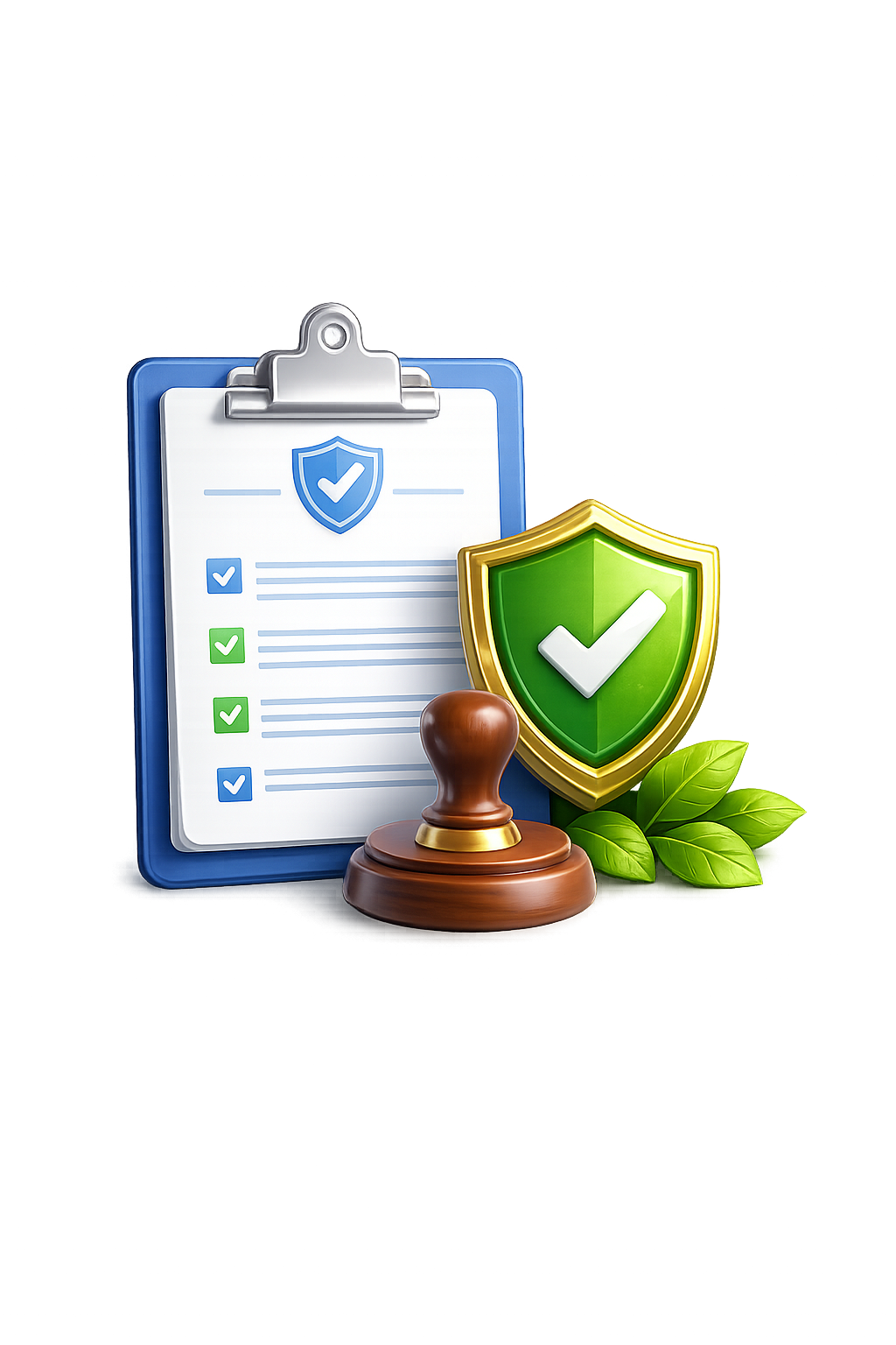 Surety Bond insurance 3D illustration
