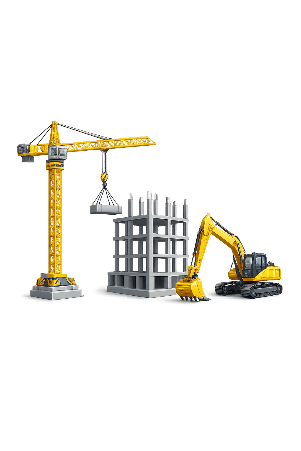 Engineering insurance 3D illustration