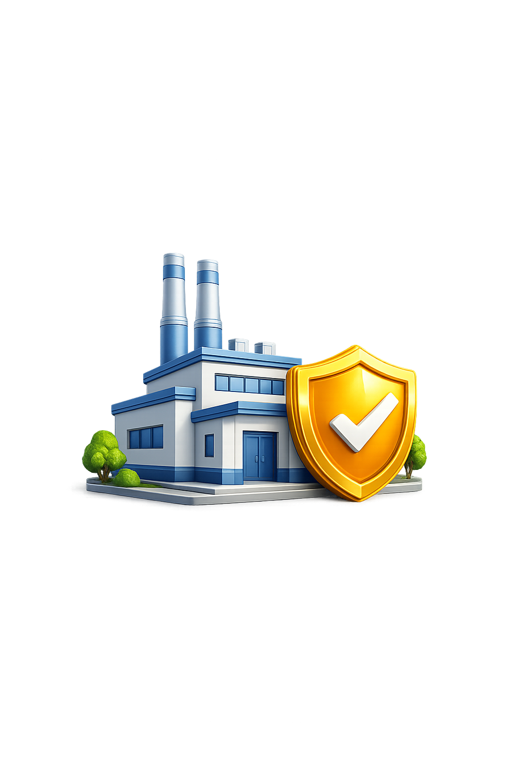 Operational Policy insurance 3D illustration