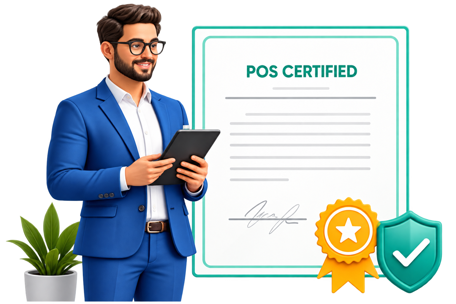 POS certification illustration